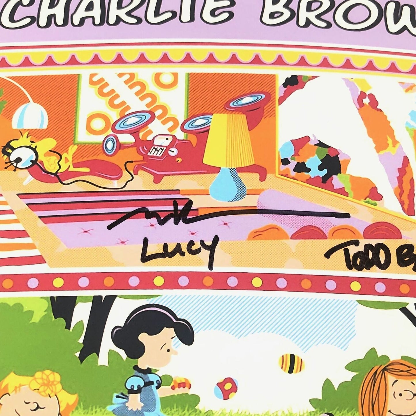 TODD BARBEE MELANIE KAHN signed 11x14 photo PSA/DNA Autographed Peanuts