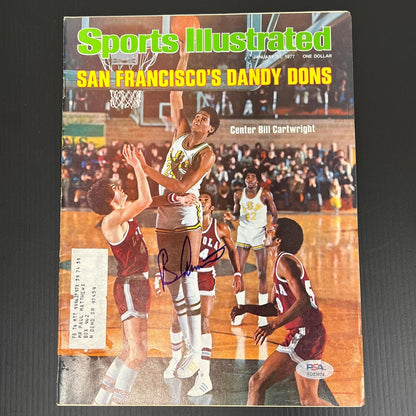 Bill Cartwright Signed SI Magazine PSA/DNA USF Autographed