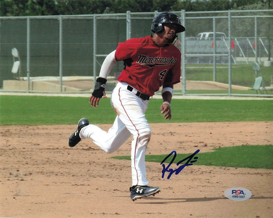 ROYCE LEWIS signed 8x10 photo PSA/DNA Minnesota Twins Autographed