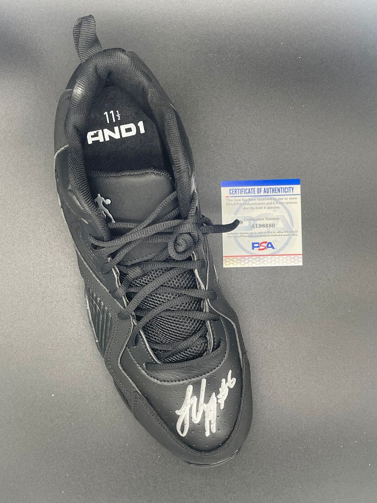 Jalen McDaniels signed Shoe PSA/DNA Autographed