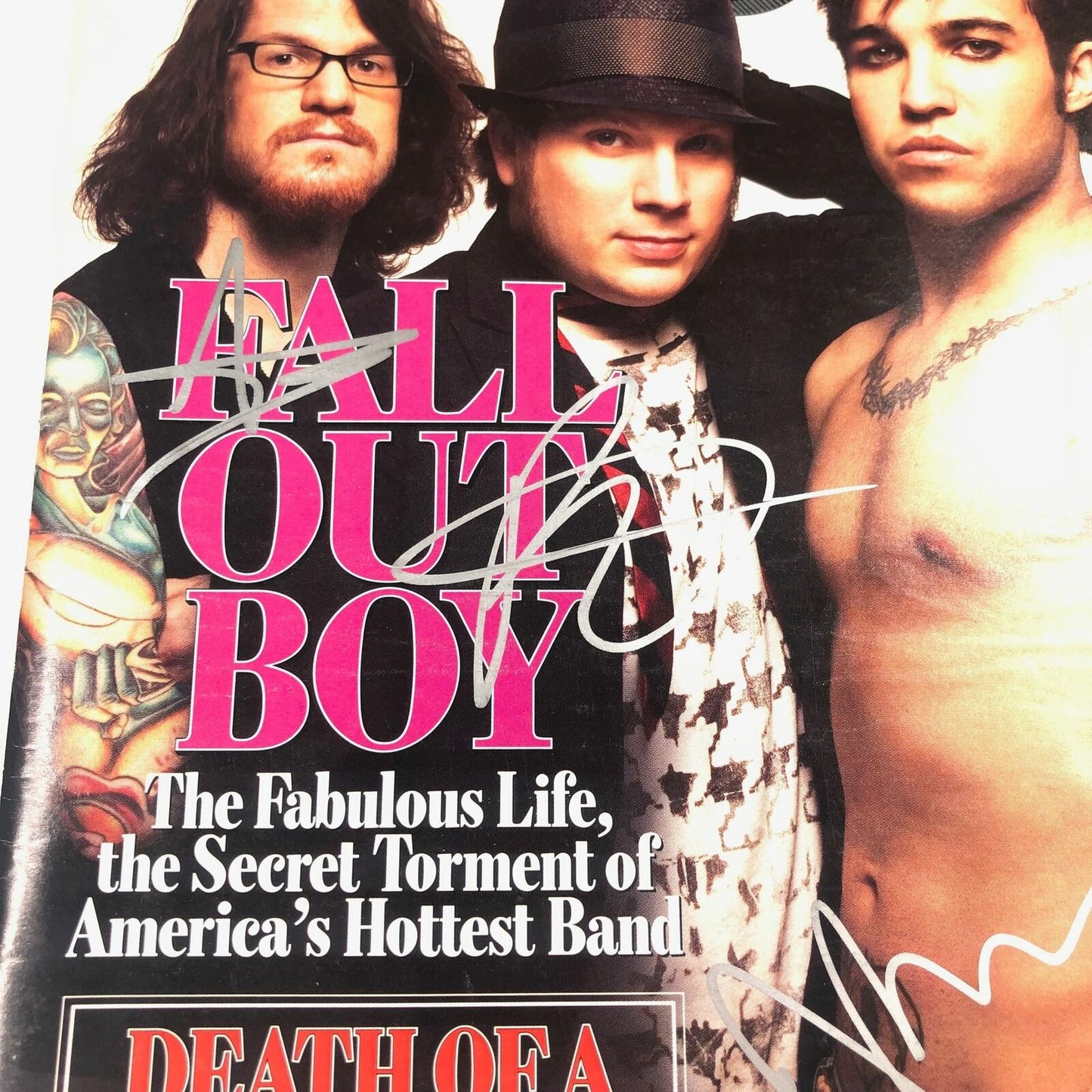 Fall Out Boy Signed Rolling Stones Magazine PSA/DNA Autographed Musician