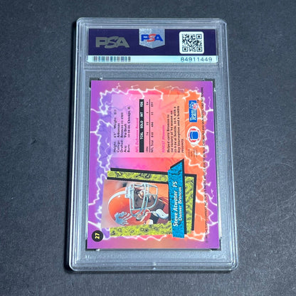 1995 Topps Finest #27 Steve Atwater Signed Card PSA Slabbed Auto 10 Broncos