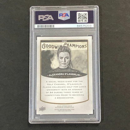2019 Goodwin Champions #124 Alexandra O'Laughlin Signed Card PSA/DNA Encapsulate