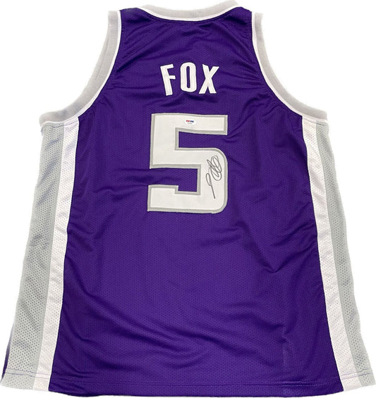 De'Aaron Fox signed jersey PSA/DNA Sacramento Kings Autographed