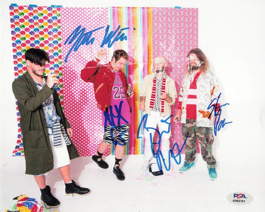 Wavves Alex Gates, Bily Hayes, Stephen Pope, Nathan Williams signed 8x10 photo P