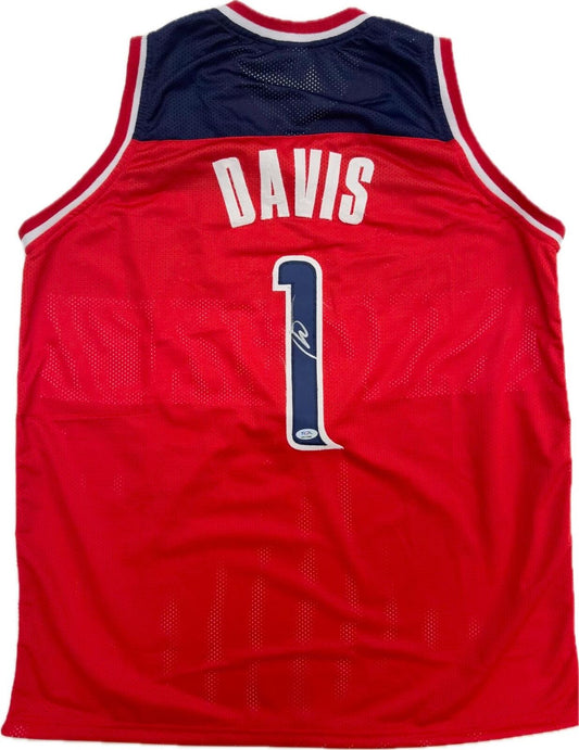 Johnny Davis signed jersey PSA/DNA Washington Wizards Autographed