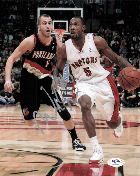 Will Solomon signed 8x10 photo PSA/DNA Toronto Raptors Autographed