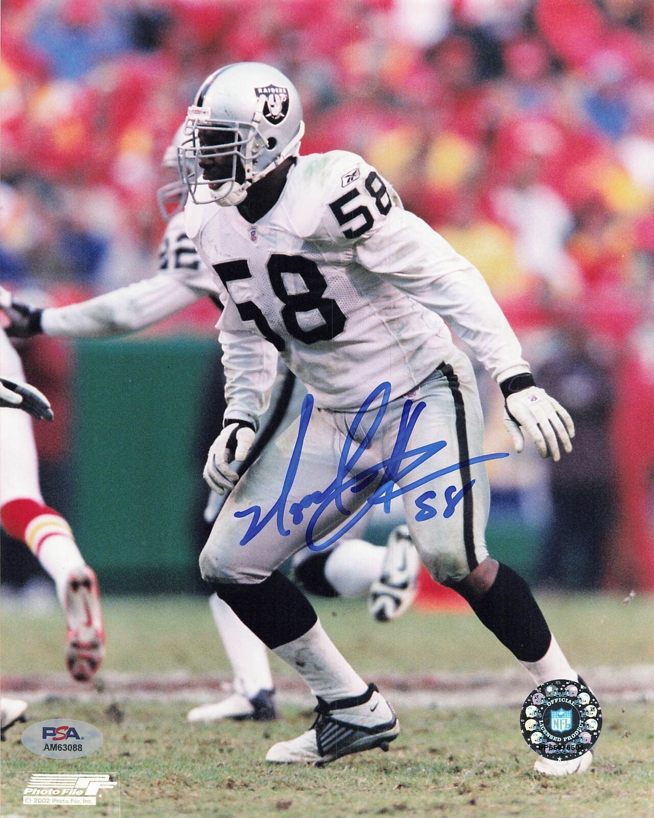 Napoleon Harris signed 8x10 photo PSA/DNA Autographed Raiders