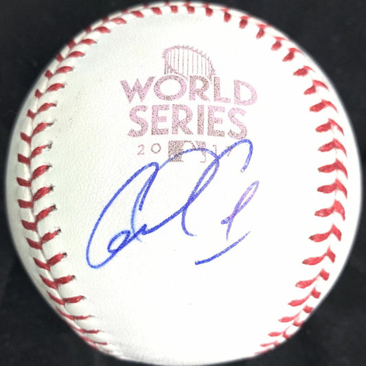 Carlos Correa signed 2017 WS Baseball PSA/DNA Houston Astros autographed