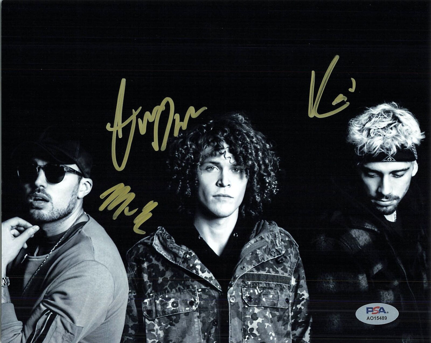 TREVOR DAHL, MATTHEW RUSSELL and KEVI MORSE signed 8x10 photo PSA/DNA Autographe