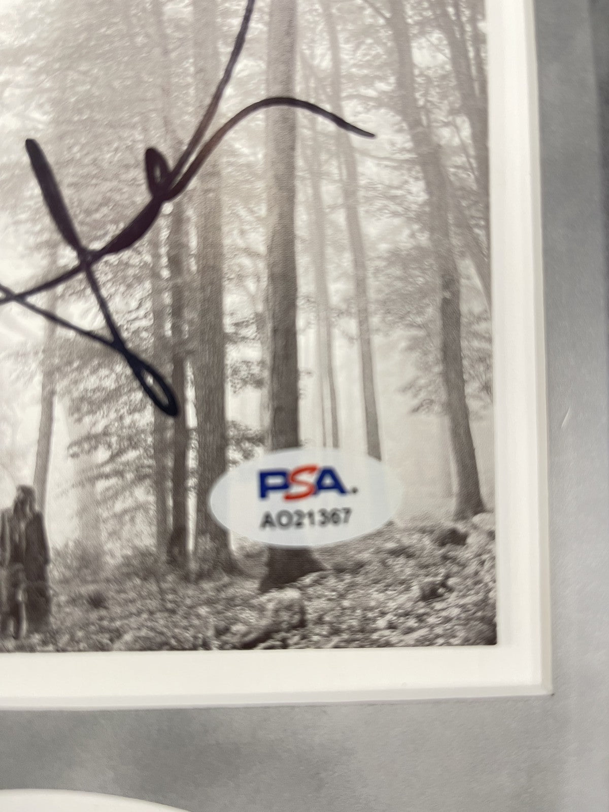 Taylor Swift Signed CD Cover Framed PSA/DNA Folklore Autographed
