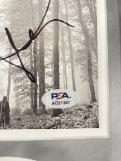 Taylor Swift Signed CD Cover Framed PSA/DNA Folklore Autographed
