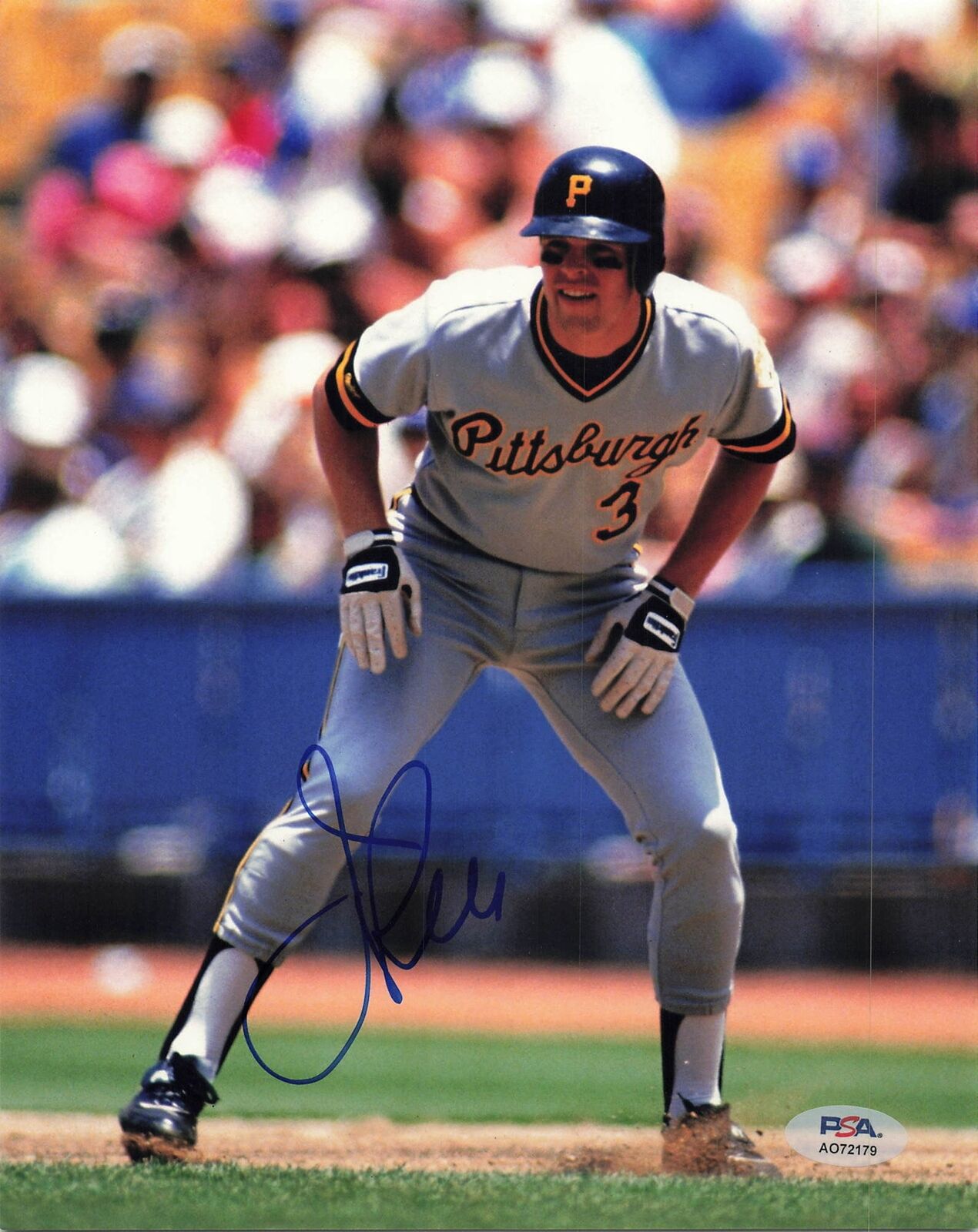 JAY BELL signed 8x10 photo PSA/DNA Pittsburgh Pirates Autographed