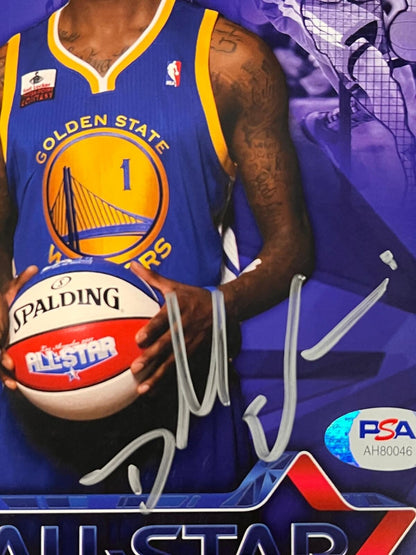 Stephen Curry Dorell Wright Signed 8x10 Photo PSA Autographed Warriors