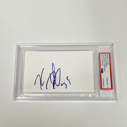 Kevin Durant Signed Index Card PSA/DNA AUTO 10 Phoenix Suns Autographed