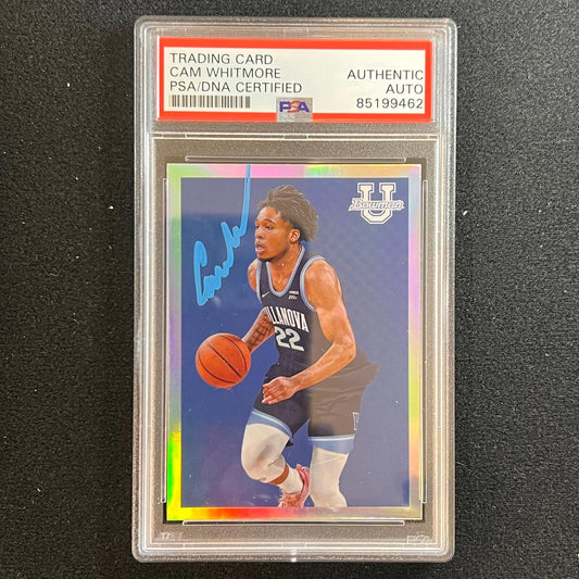 2023 Topps #09B-22 Cam Whitmore Signed Card AUTO PSA Slabbed Villanova