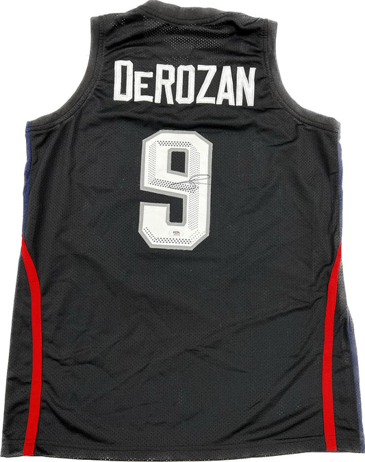 DeMar DeRozan signed jersey PSA/DNA Team USA Autographed Bulls