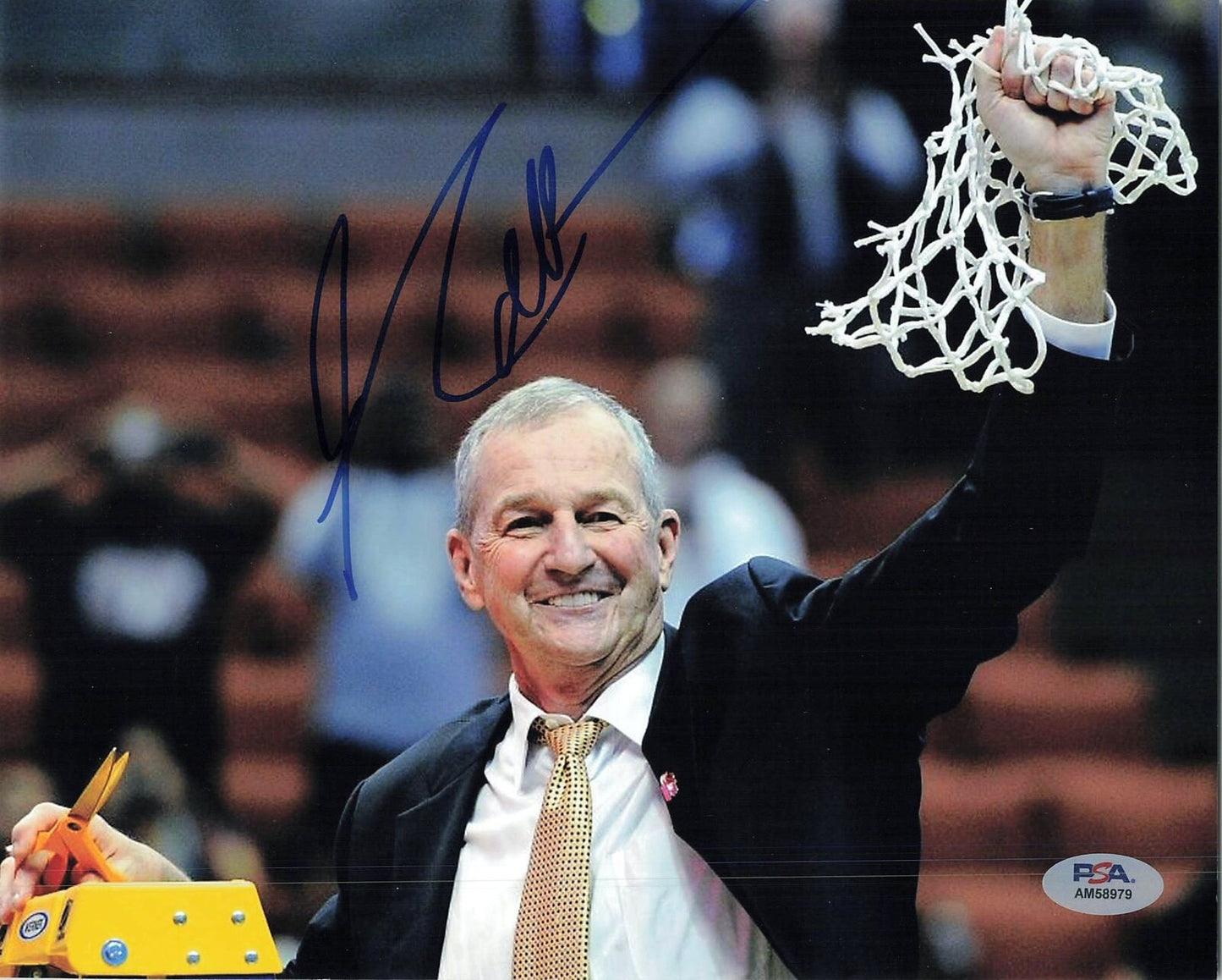 Jim Calhoun signed 8x10 photo PSA/DNA UConn Autographed