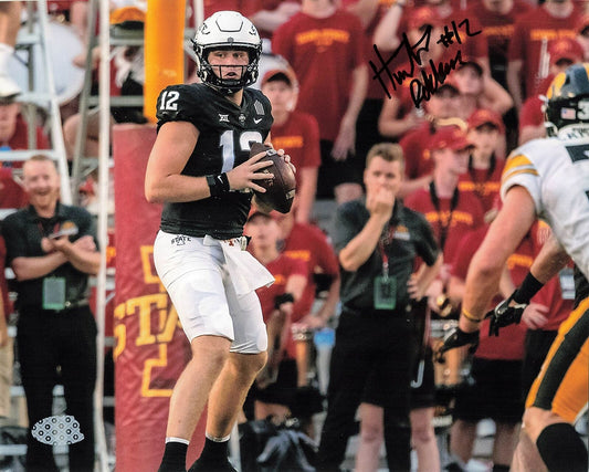 Hunter Dekkers signed 8x10 photo PSA/DNA Autographed Iowa State Football