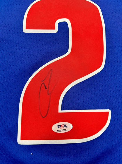 Cade Cunningham signed jersey PSA/DNA Detroit Pistons Autographed