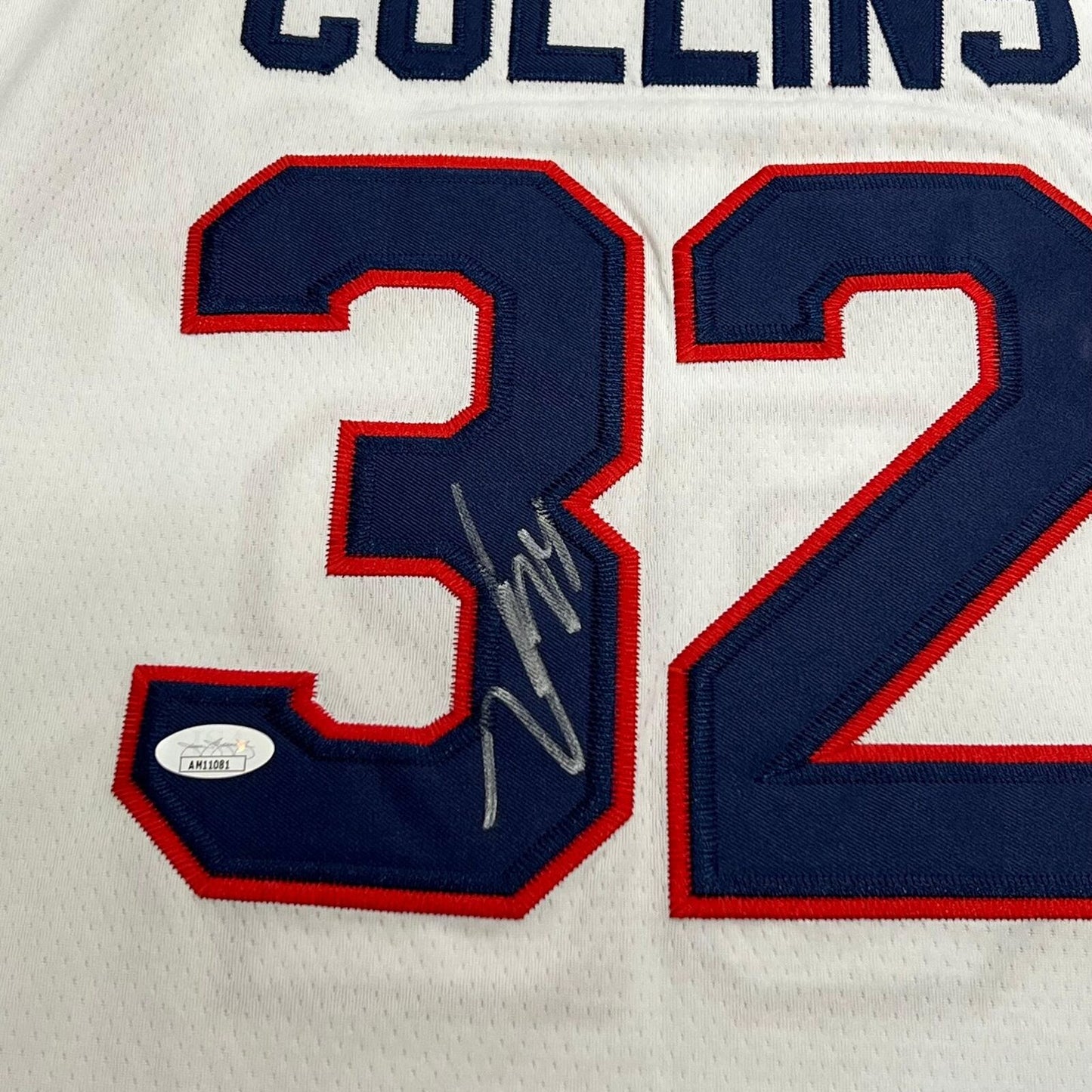 Zach Collins signed jersey JSA Gonzaga Bulldogs Autographed