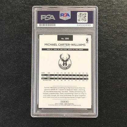2016-17 NBA Hoops #166 Michael Carter-Williams Signed Card AUTO 10 PSA Slabbed B