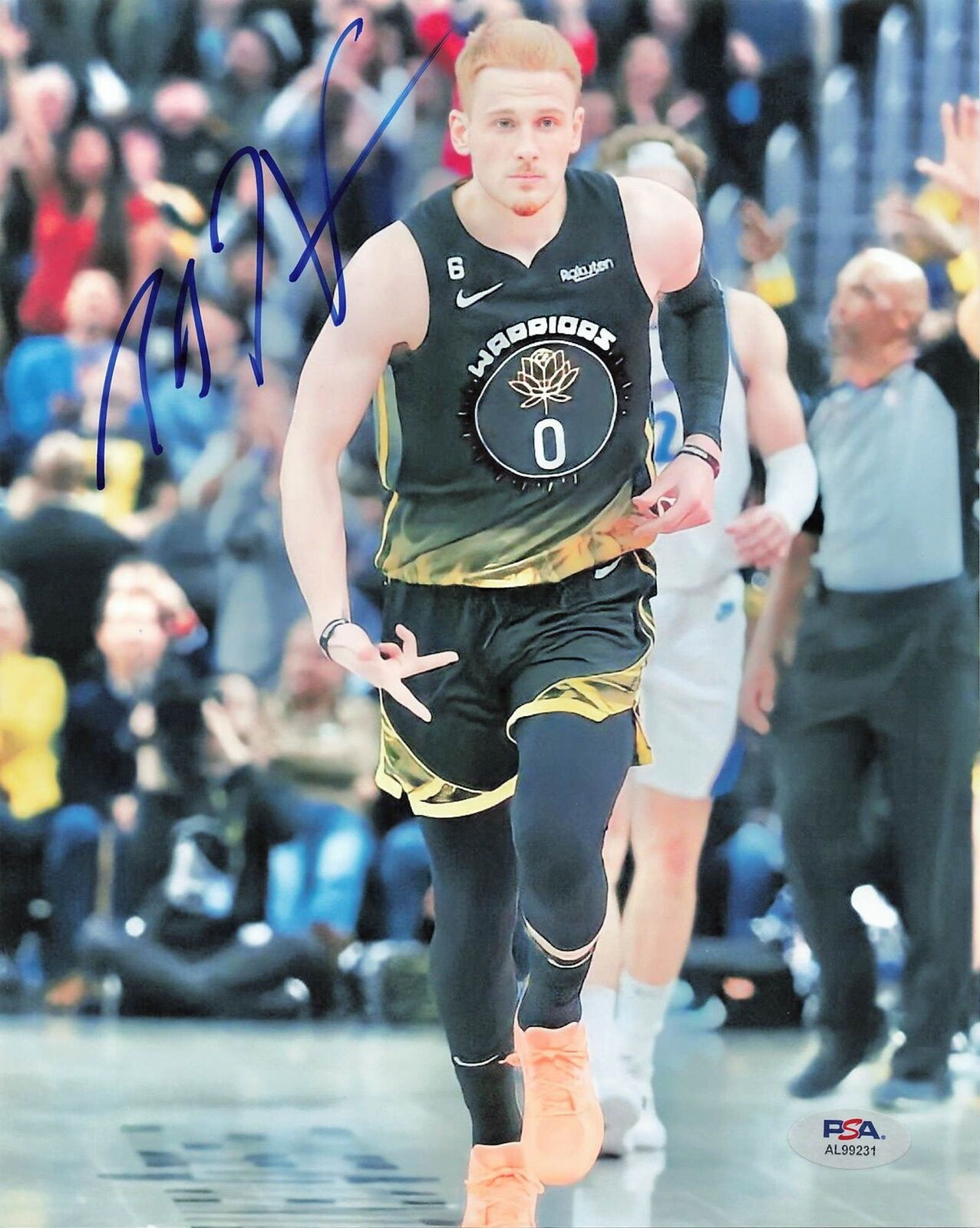 Donte Divincenzo signed 8x10 photo PSA/DNA Golden State Warriors Autographed