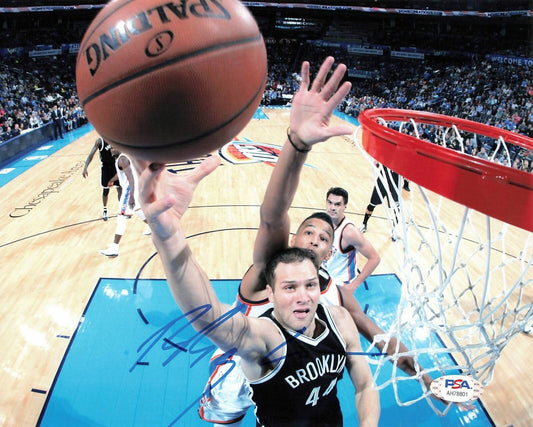 Bojan Bogdanovic signed 8x10 photo PSA/DNA Brooklyn Nets Autographed