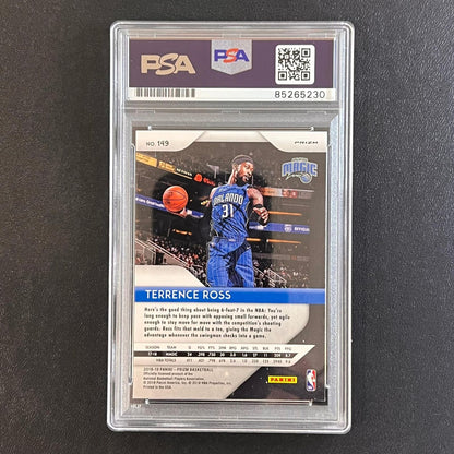 2018-19 Panini Prizm #149 Terrence Ross Signed Card AUTO PSA Slabbed Magic