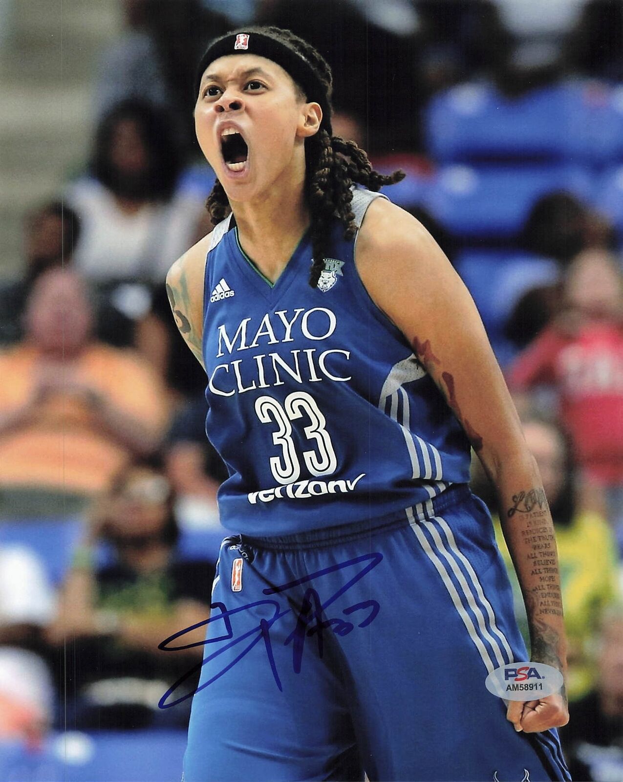 Seimone Augustus signed 8x10 photo PSA/DNA Minnesota Lynx Autographed