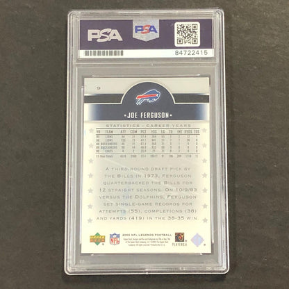 2005 NFL Football Upper Deck #9 Joe Ferguson Signed Card AUTO PSA/DNA Bills