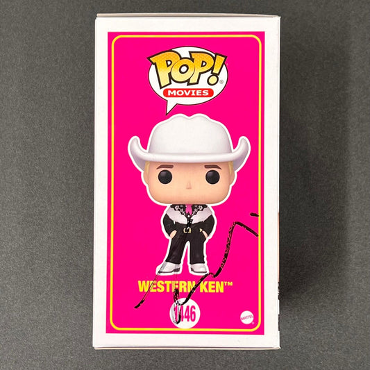 Ryan Gosling Signed Western Ken Funko Pop #1446 PSA/DNA The Barbie Movie