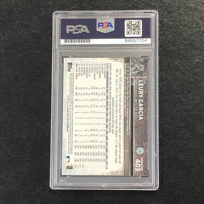 2015 Topps Series 2 #403 Leury Garcia Signed Card PSA Slabbed Auto White Sox