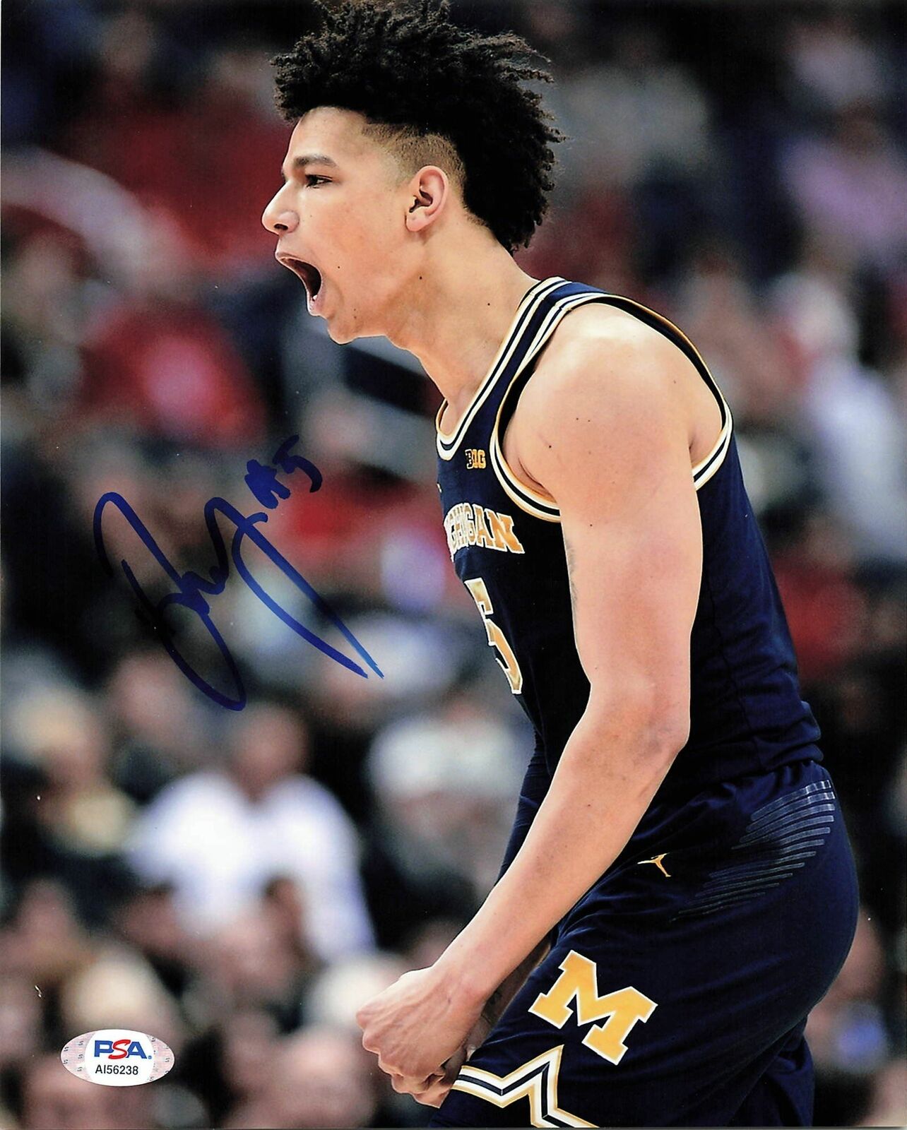 DJ Wilson signed 8x10 photo PSA/DNA University of Michigan Autographed