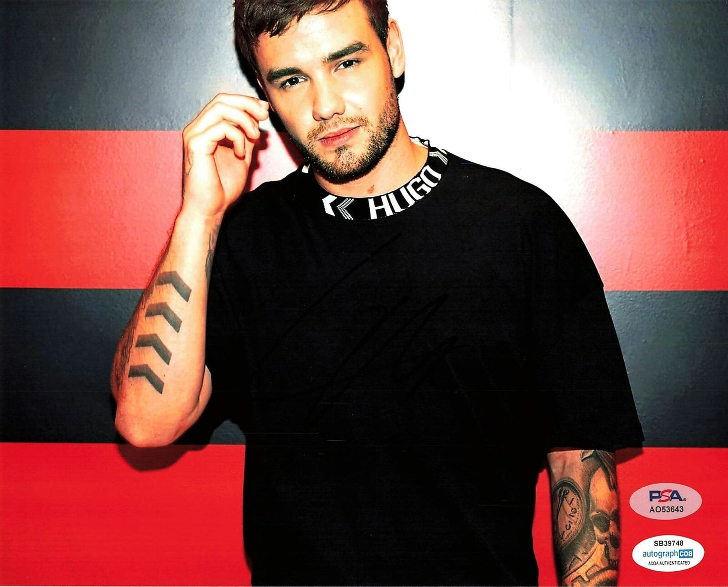 Liam Payne signed 8x10 photo PSA/DNA Autographed One Direction