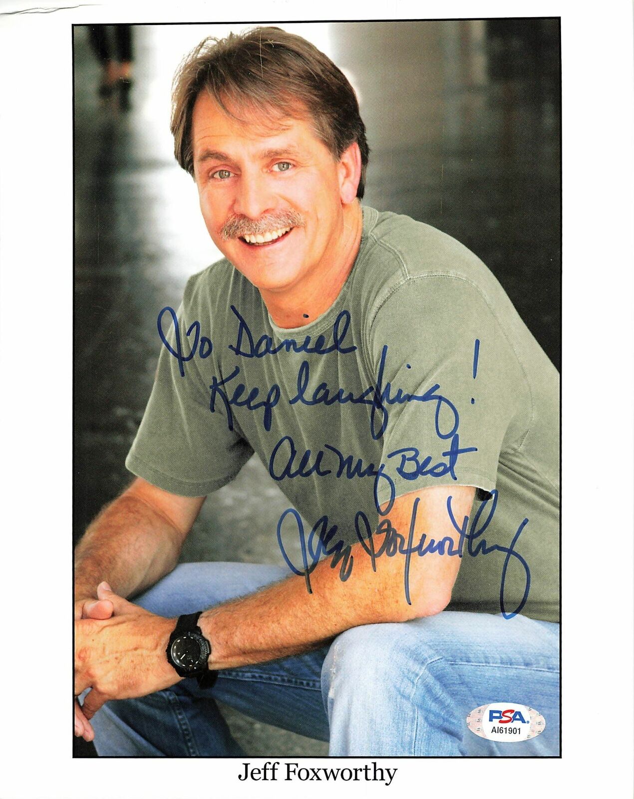 JEFF FOXWORTHY signed 8x10 photo PSA/DNA Autographed