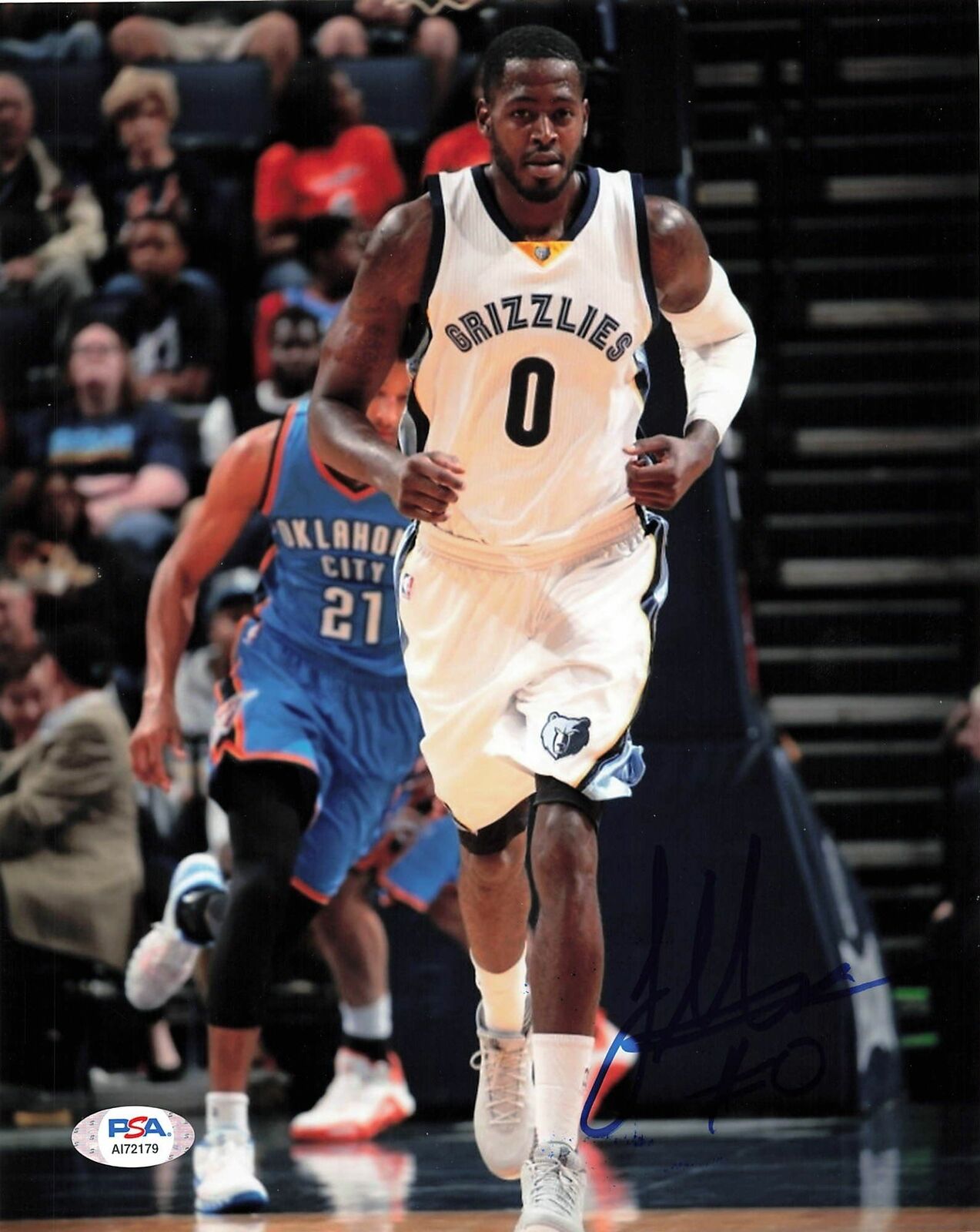 JAMYCHAL GREEN signed 8x10 photo PSA/DNA Memphis Grizzlies Autographed