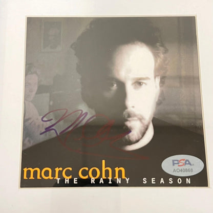 Marc Cohn Signed The Rainy Season Album CD Cover Framed PSA/DNA Autographed Musi