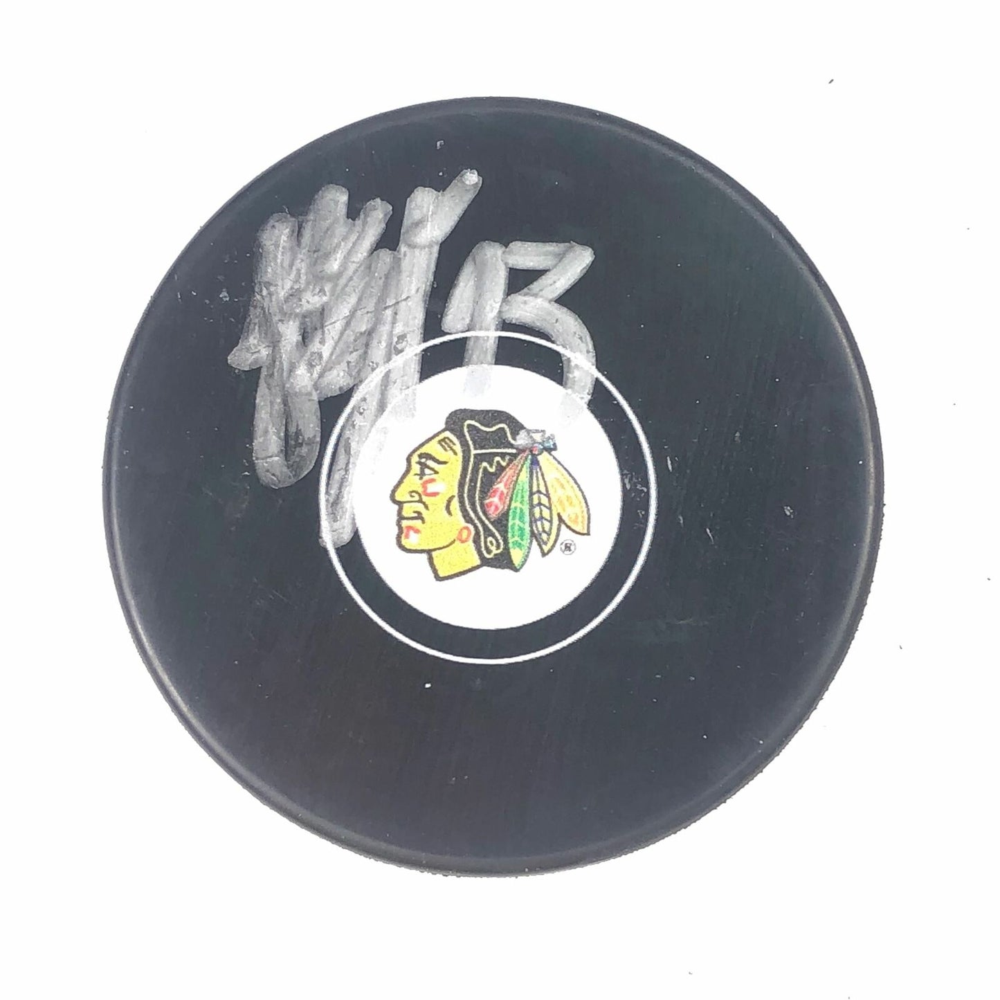 HENRIK BORGSTROM signed Hockey Puck PSA/DNA Chicago Blackhawks Autographed