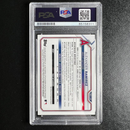 2021 Bowman Chrome #BCP-145 Alexander Ramirez Signed Card Colored Pattern Auto 1
