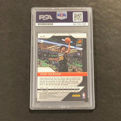 2018-19 Panini Prizm #31 Josh Jackson Signed Rookie Card AUTO PSA Slabbed Suns