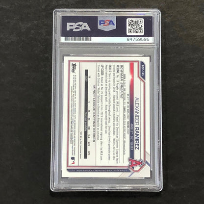 2021 Bowman Chrome #BCP-145 Alexander Ramirez Signed Card Auto PSA Slabbed Angel