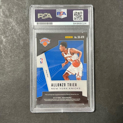 2019-20 Panini Prizm #SG-ATR Allonzo Trier Signed PSA/DNA Trading Card Autograph