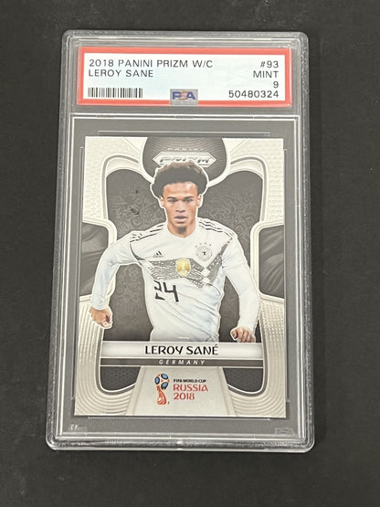 2018 Panini Prizm World Cup #93 Leroy Sane PSA 9