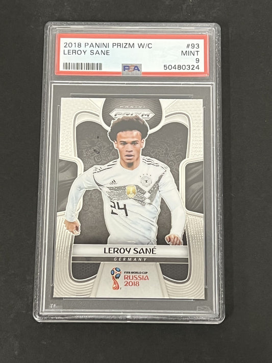 2018 Panini Prizm World Cup #93 Leroy Sane PSA 9