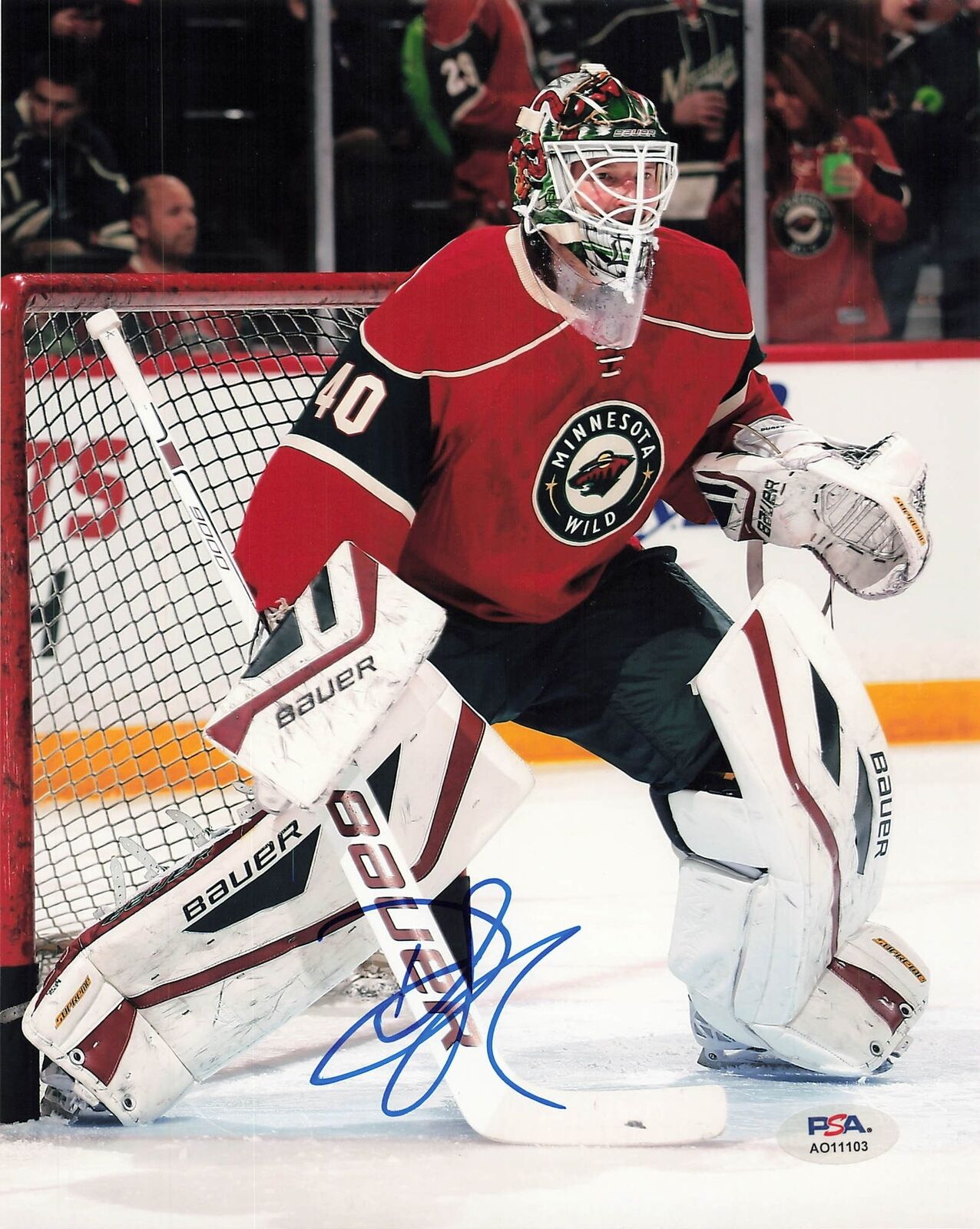 DEVAN DUBNYK signed 8x10 Photo PSA/DNA Chicago Blackhawks Autographed