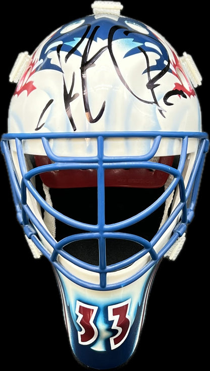 Patrick Roy Signed Mini Goalie Mask JSA Colorado Avalanche Autographed