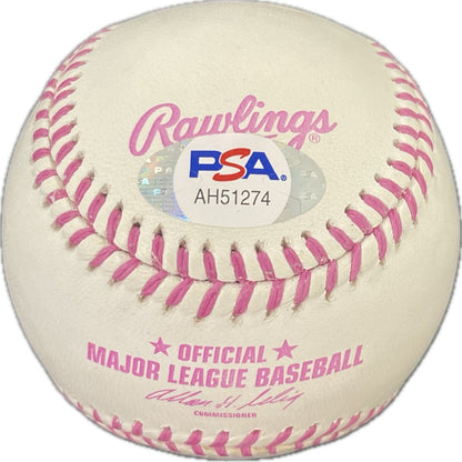 Al Leiter Signed Baseball PSA New York Yankees with Inscription