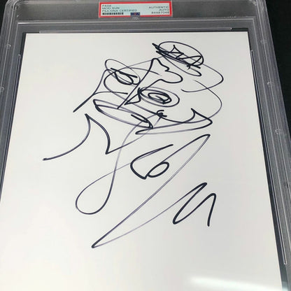 Mod Sun Signed Sketch PSA Encapsulated Autographed Rapper