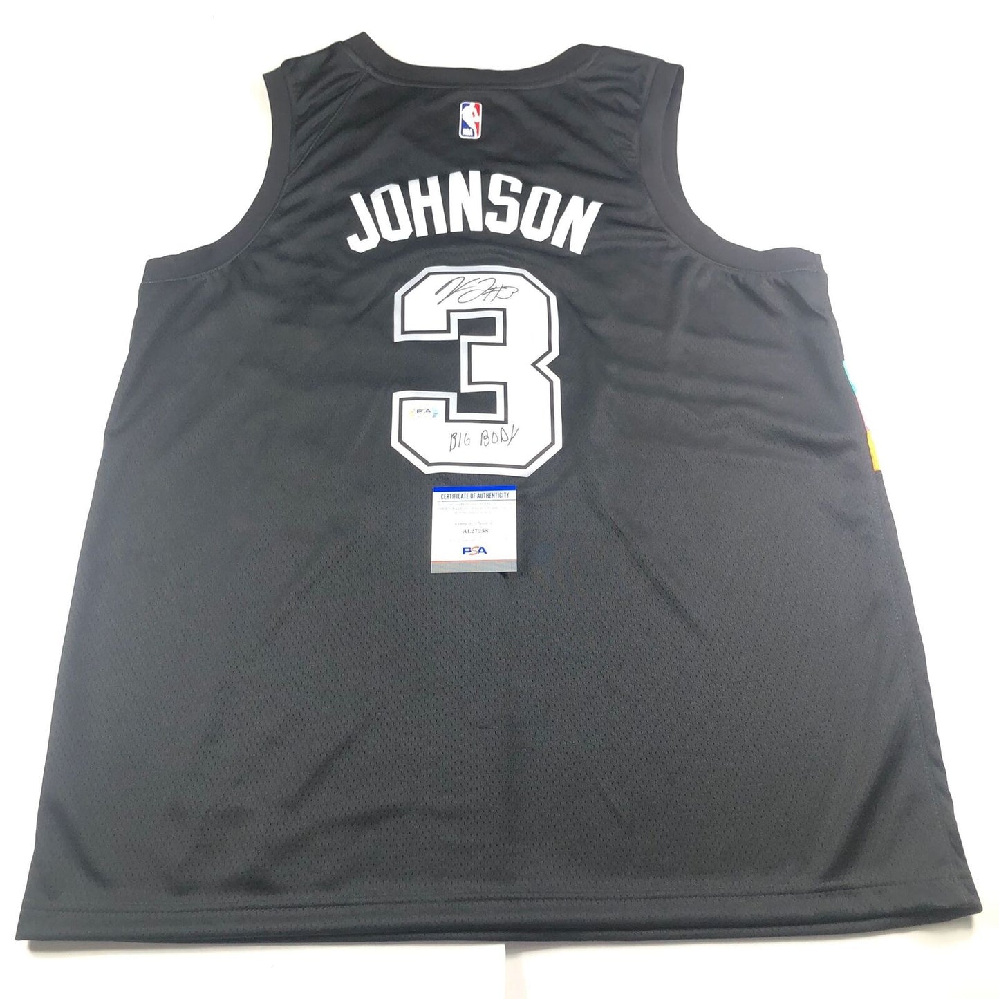 Keldon Johnson signed jersey PSA/DNA San Antonio Spurs Autographed